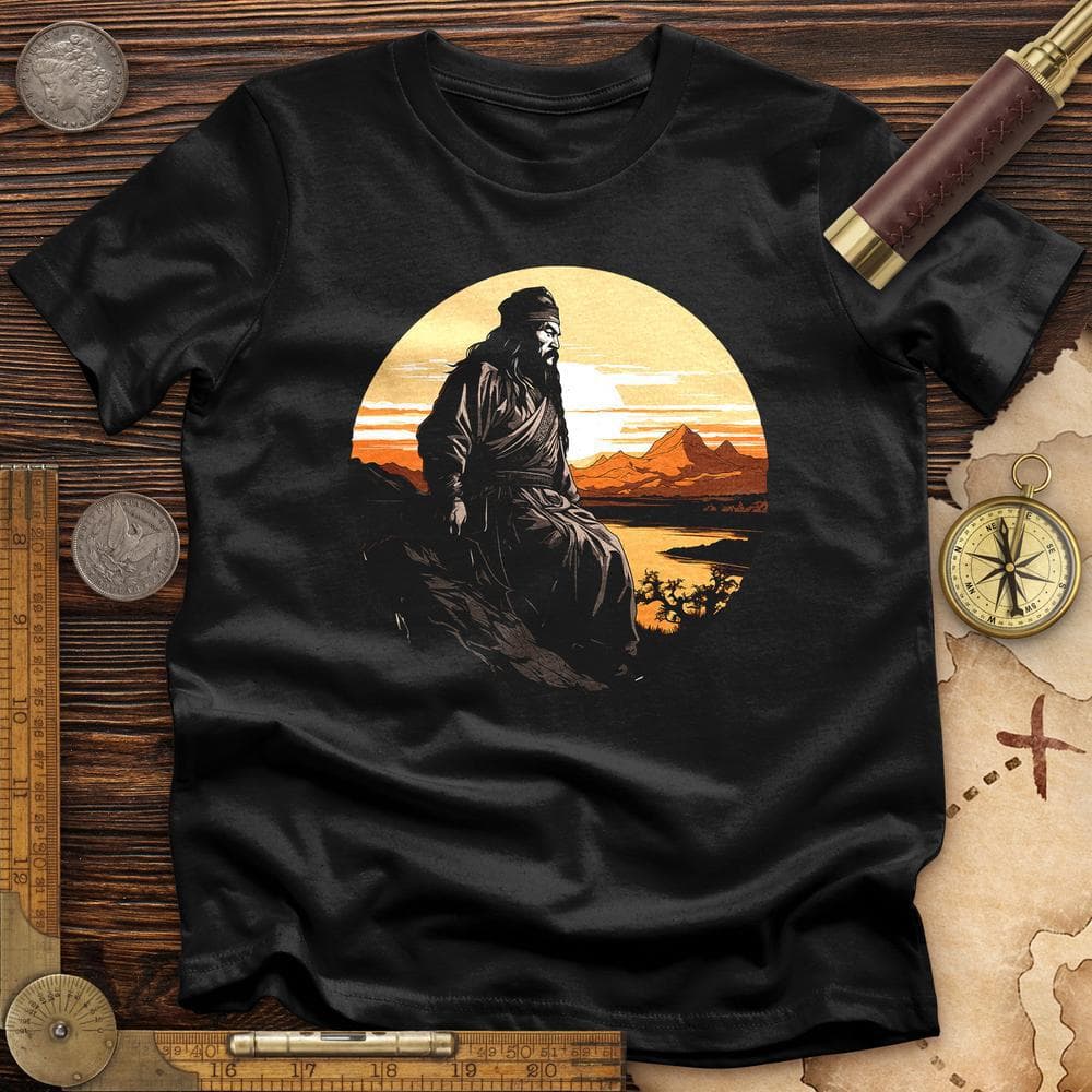 Genghis Khan Sunset Premium Quality Tee Hoodie, Sweatshirt | CiraTrend.com (Image 3)