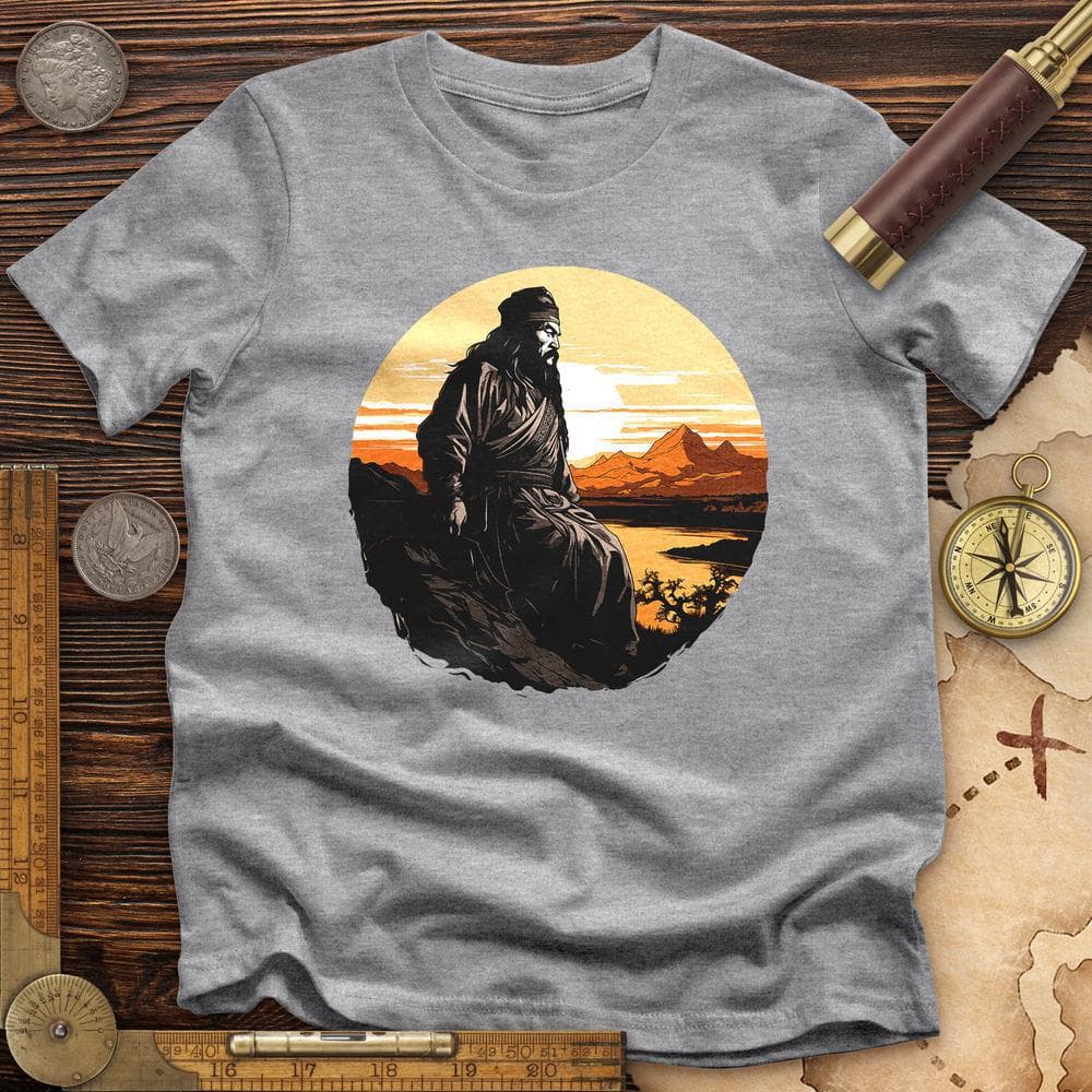 Genghis Khan Sunset Premium Quality Tee Hoodie, Sweatshirt | CiraTrend.com (Image 2)