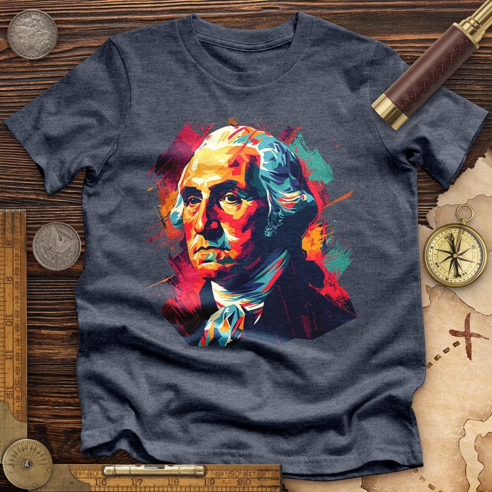 George Washington Vibrant Premium QualityTee T-Shirts, Hoodie, Sweatshirt | CiraTrend.com (Image 1)