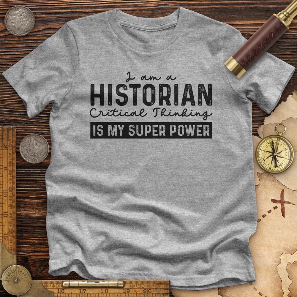 Historian Critical Thinking Premium Quality Tee Hoodie, Sweatshirt | CiraTrend.com (Image 2)