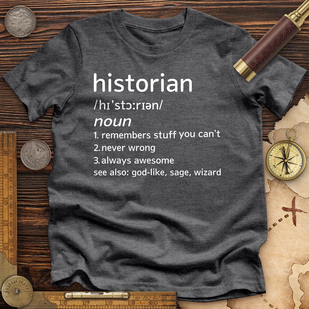 Historian Defined Premium Quality Tee Hoodie, Sweatshirt | CiraTrend.com (Image 4)