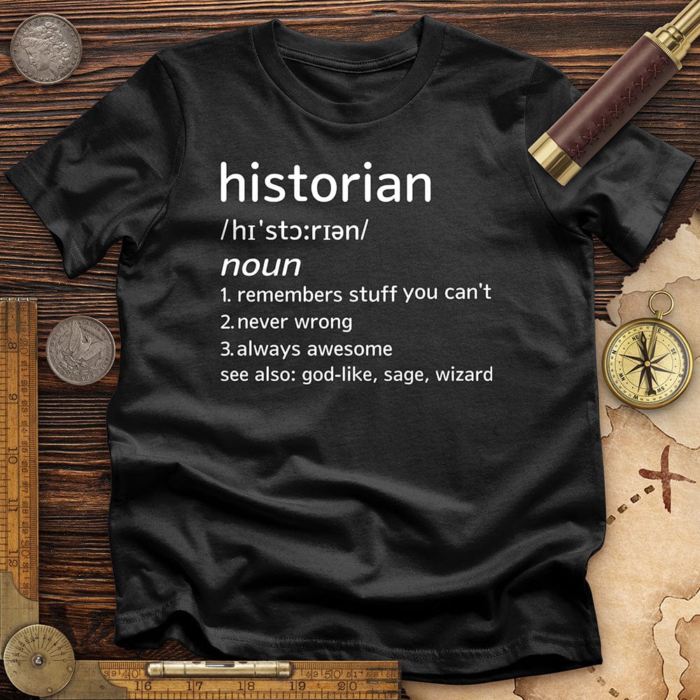 Historian Defined T-Shirt Hoodie, Sweatshirt | CiraTrend.com (Image 3)
