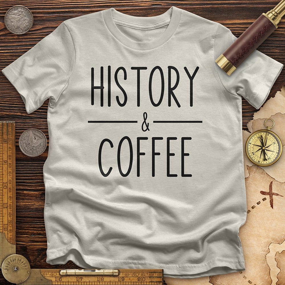 History & Coffee T-Shirt Hoodie, Sweatshirt | CiraTrend.com (Image 3)
