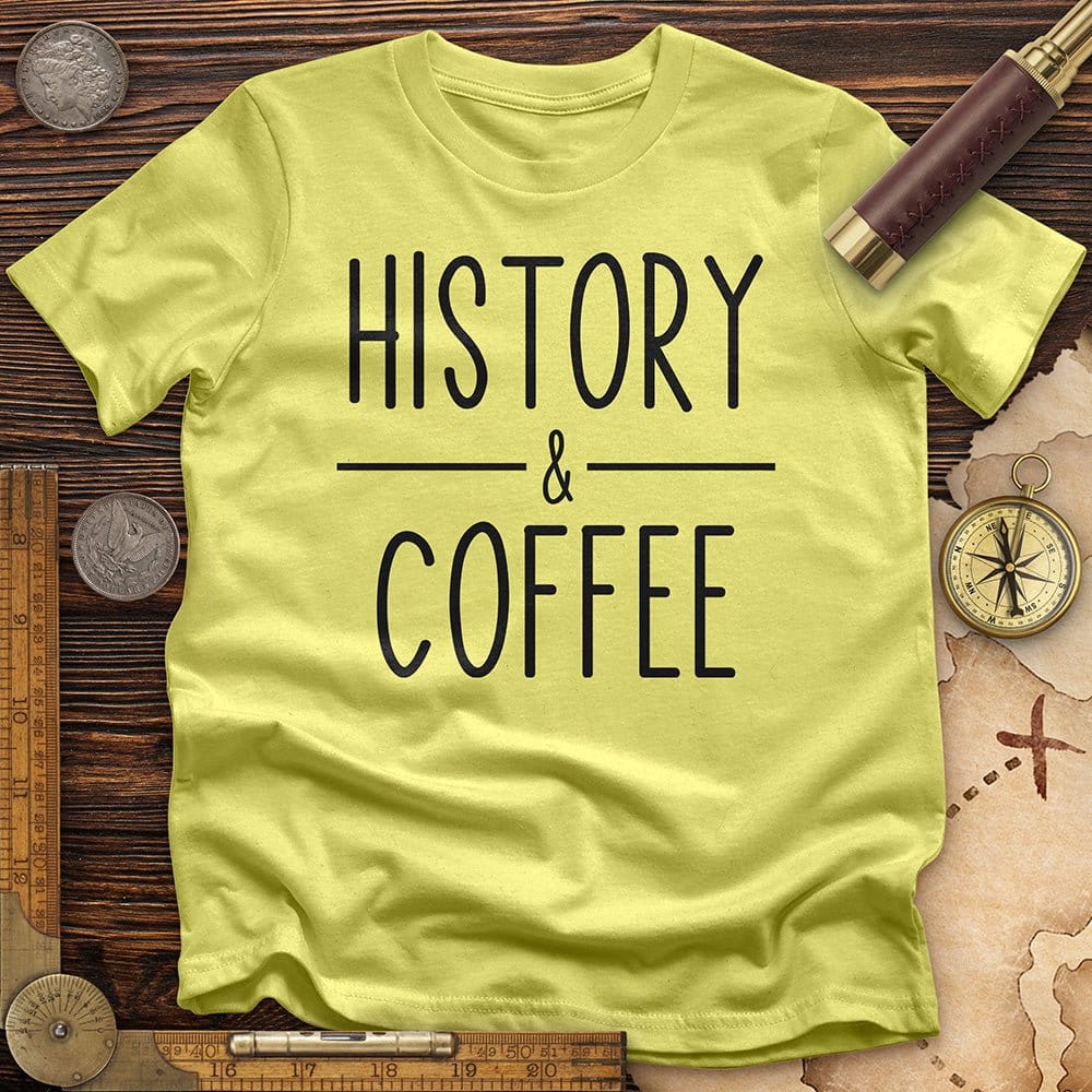 History & Coffee T-Shirt Hoodie, Sweatshirt | CiraTrend.com (Image 5)