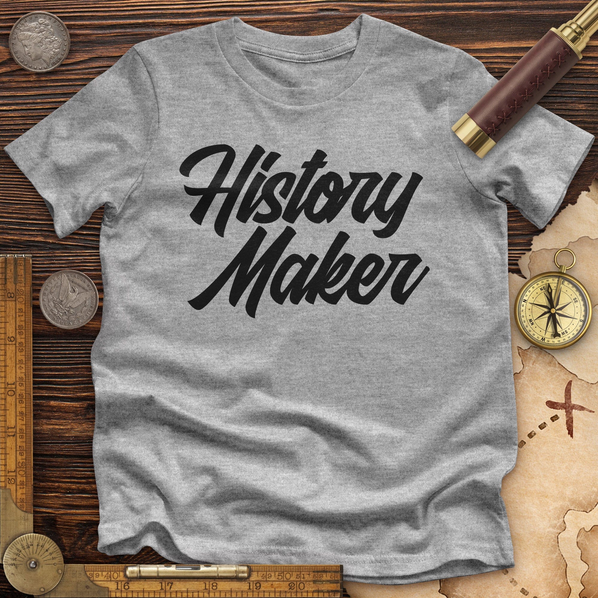 History Maker Cursive Premium Quality Tee Hoodie, Sweatshirt | CiraTrend.com (Image 1)