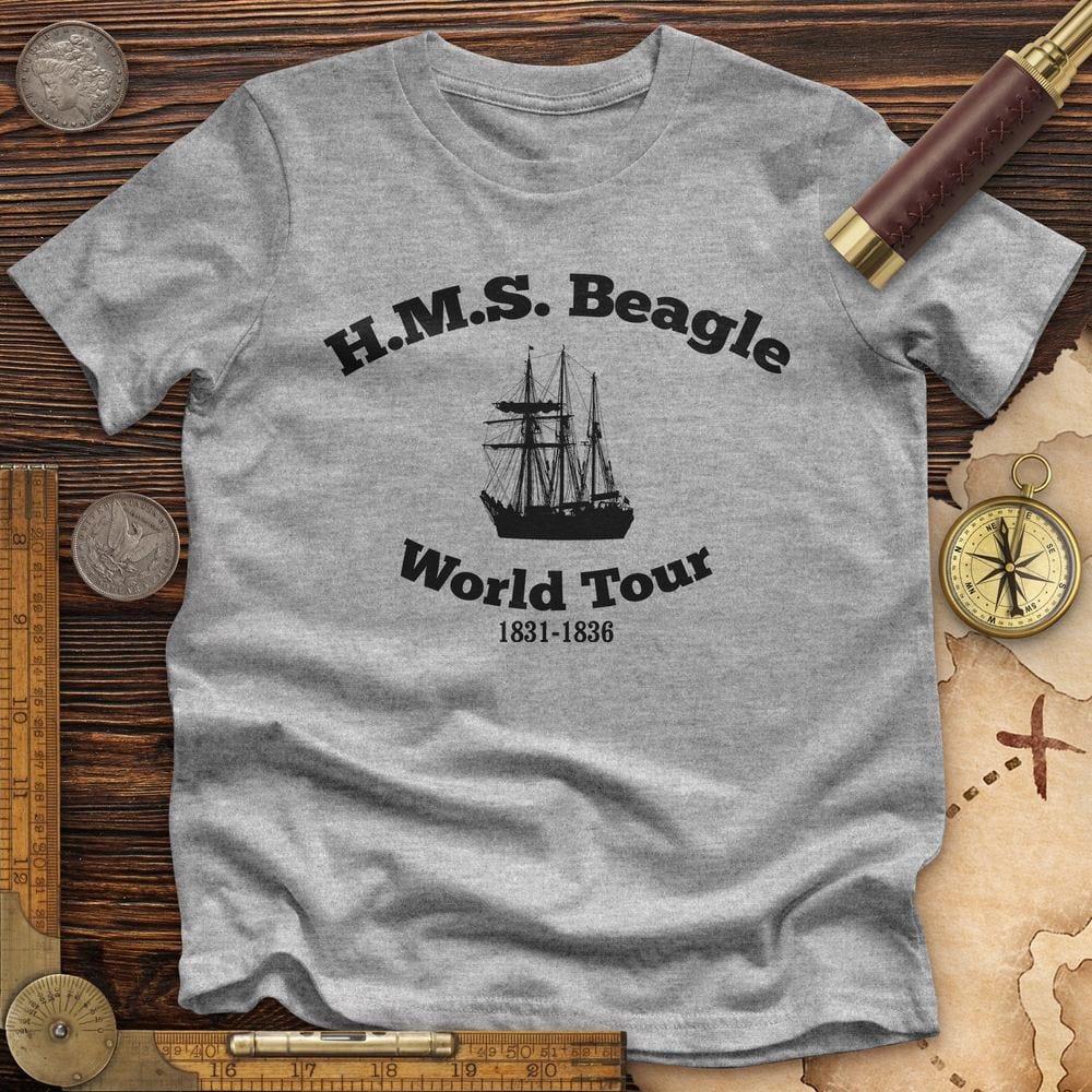 HMS Beagle World Tour Premium Quality Tee Hoodie, Sweatshirt | CiraTrend.com (Image 2)