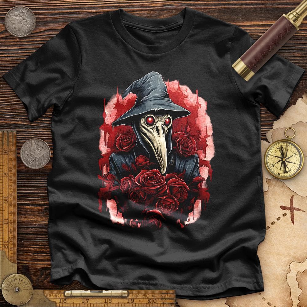 Plague Doctor Roses Premium Quality Tee Hoodie, Sweatshirt | CiraTrend.com (Image 2)