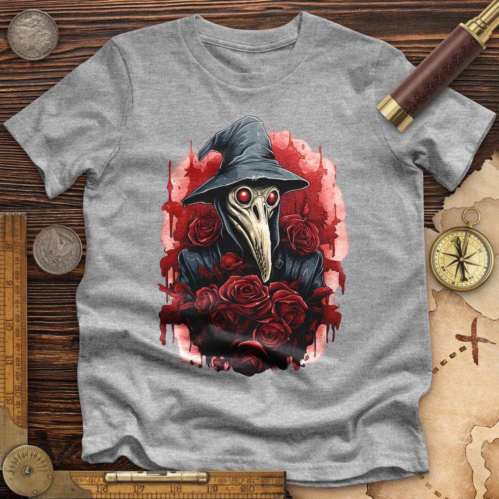 Plague Doctor Roses Premium Quality Tee Hoodie, Sweatshirt | CiraTrend.com (Image 1)