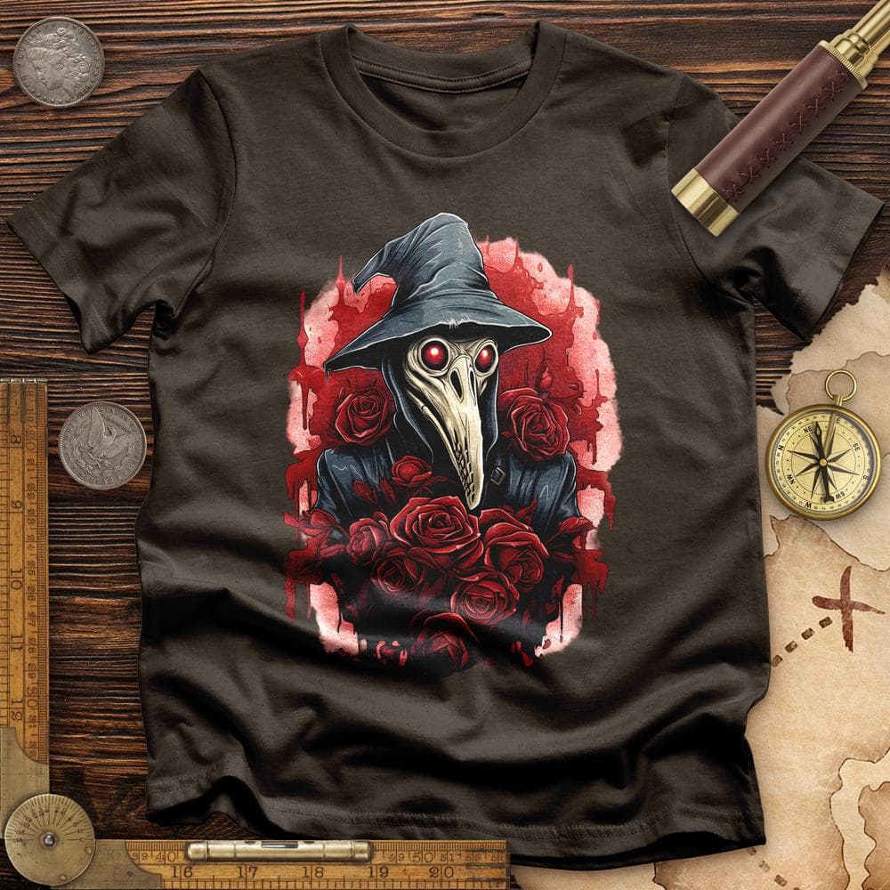 Plague Doctor Roses T-Shirt Hoodie, Sweatshirt | CiraTrend.com (Image 3)