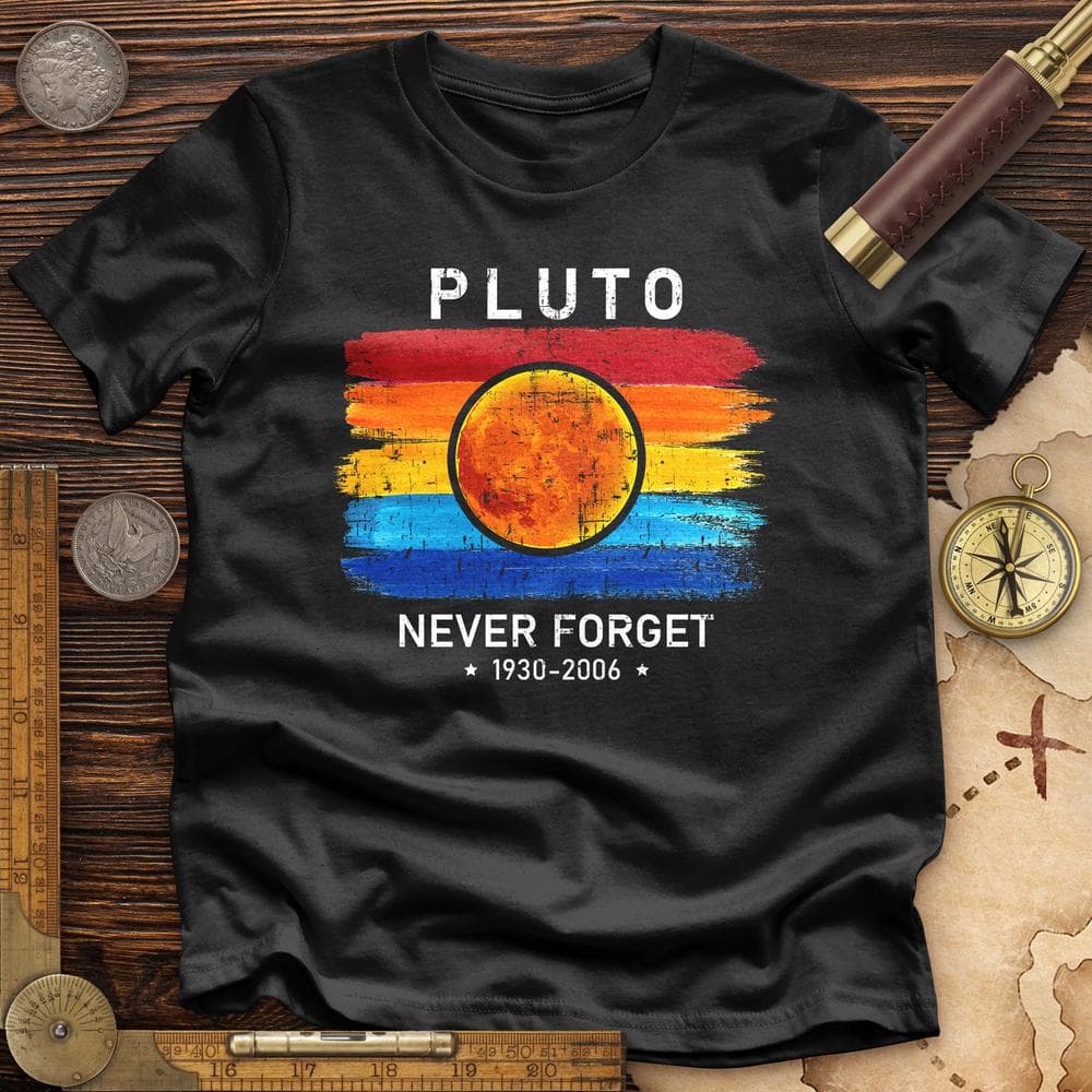 Pluto Never Forget Premium Quality Tee Hoodie, Sweatshirt | CiraTrend.com (Image 4)
