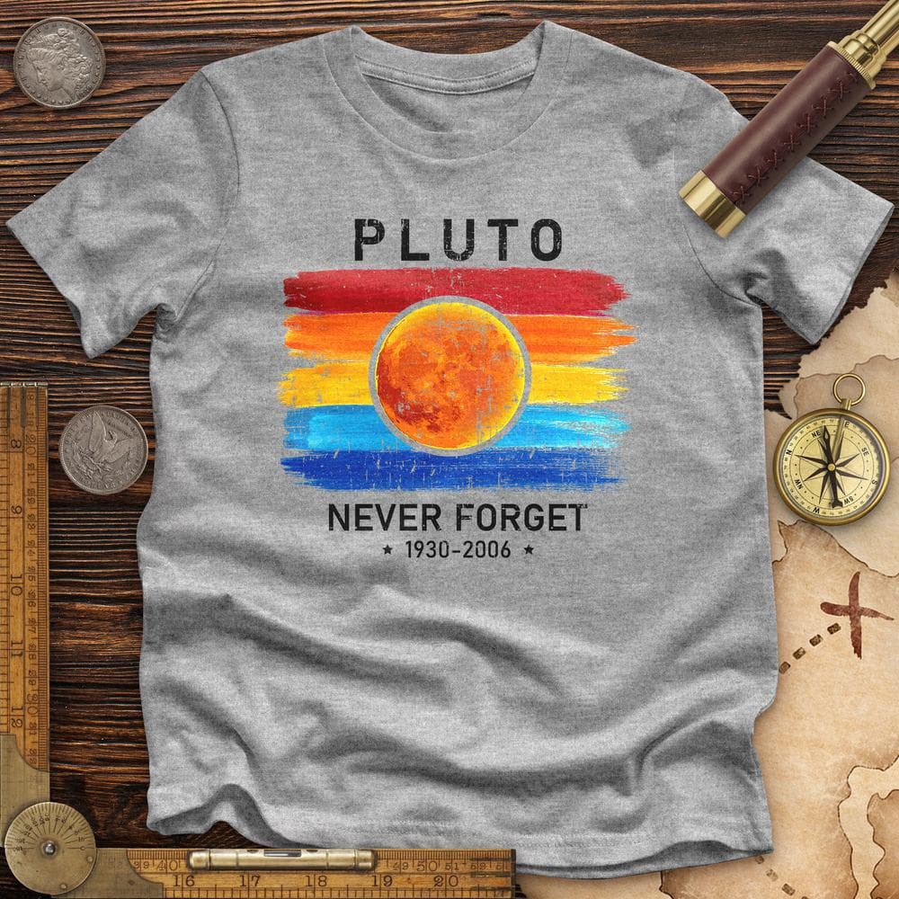 Pluto Never Forget Premium Quality Tee Hoodie, Sweatshirt | CiraTrend.com (Image 3)