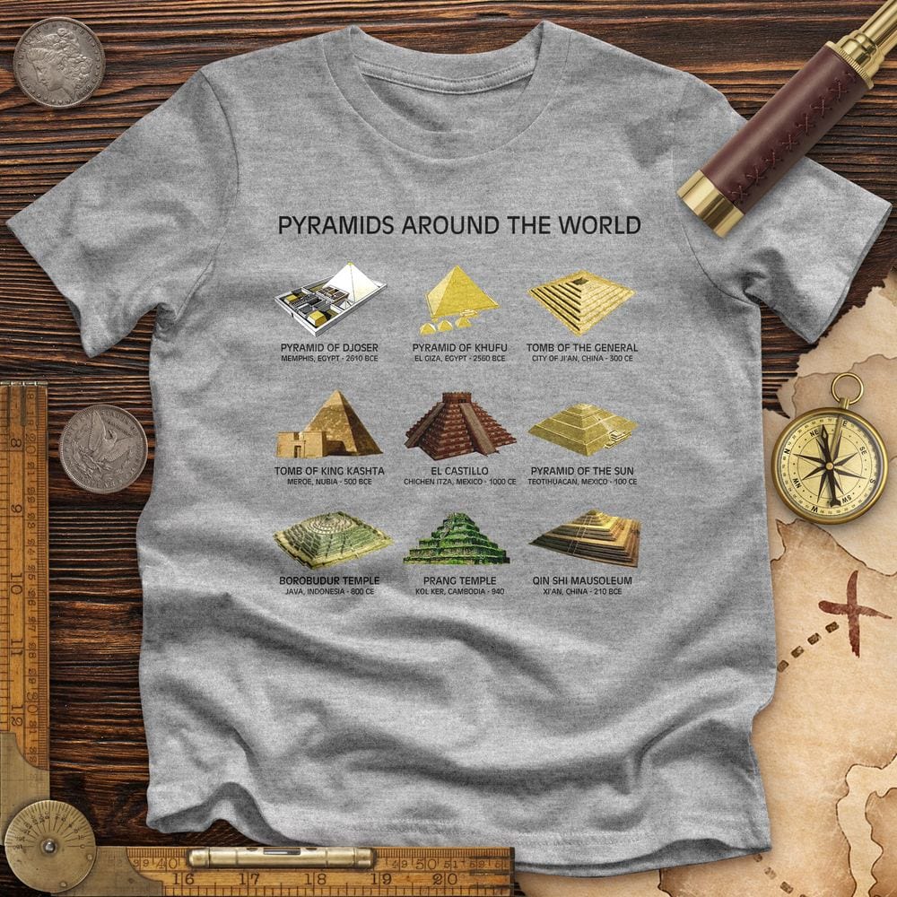 Pyramids Of The World Premium Quality Tee Hoodie, Sweatshirt | CiraTrend.com (Image 2)