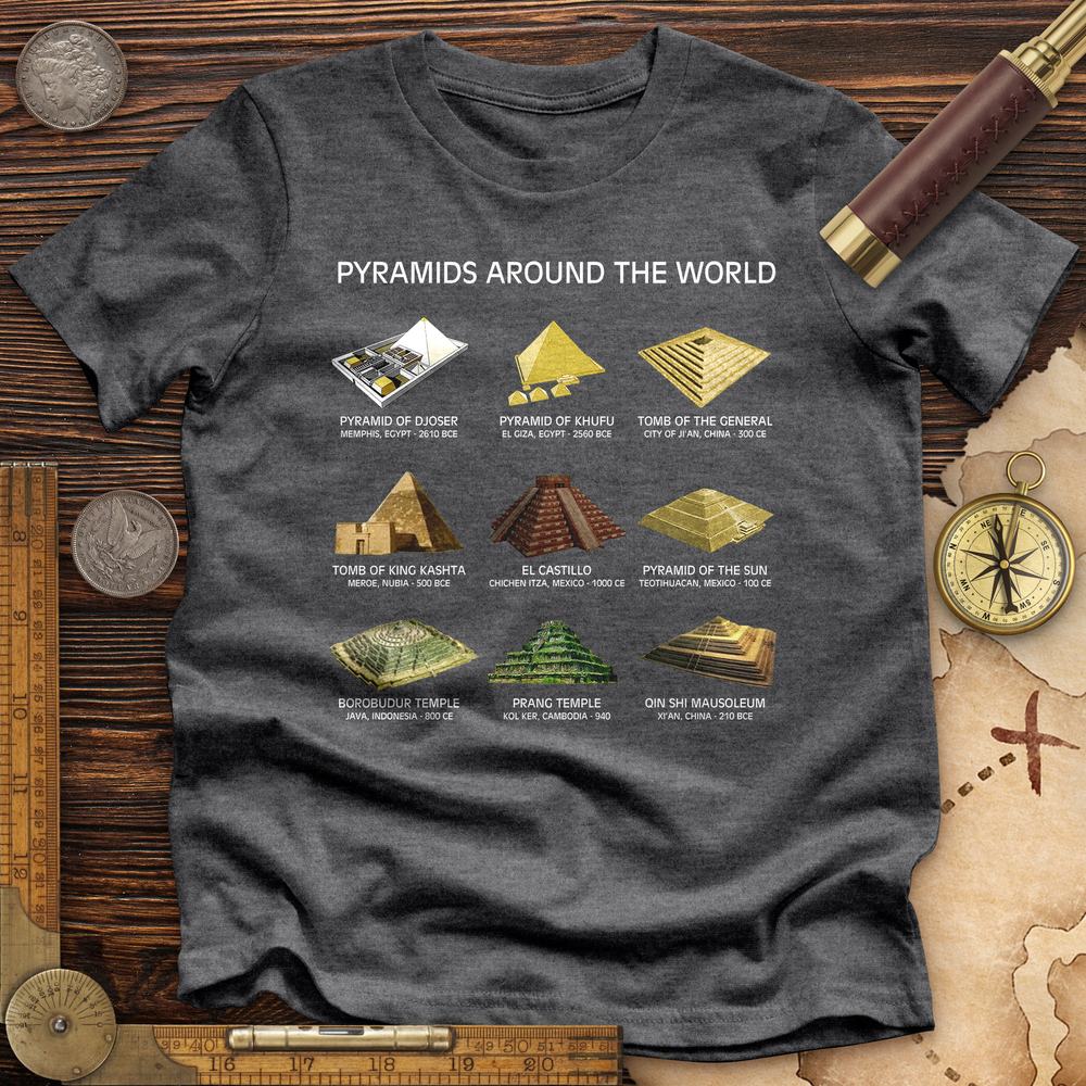 Pyramids Of The World Premium Quality Tee Hoodie, Sweatshirt | CiraTrend.com (Image 4)