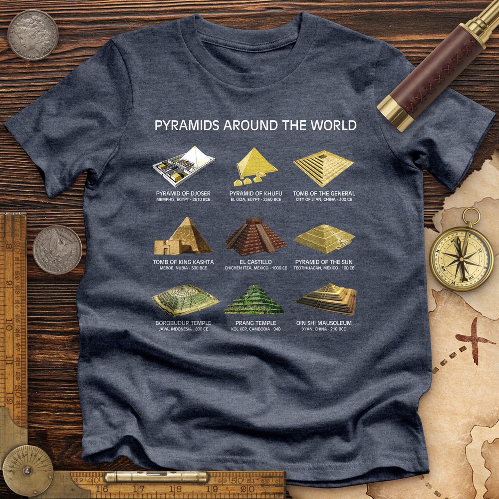 Pyramids Of The World Premium Quality Tee Hoodie, Sweatshirt | CiraTrend.com (Image 5)
