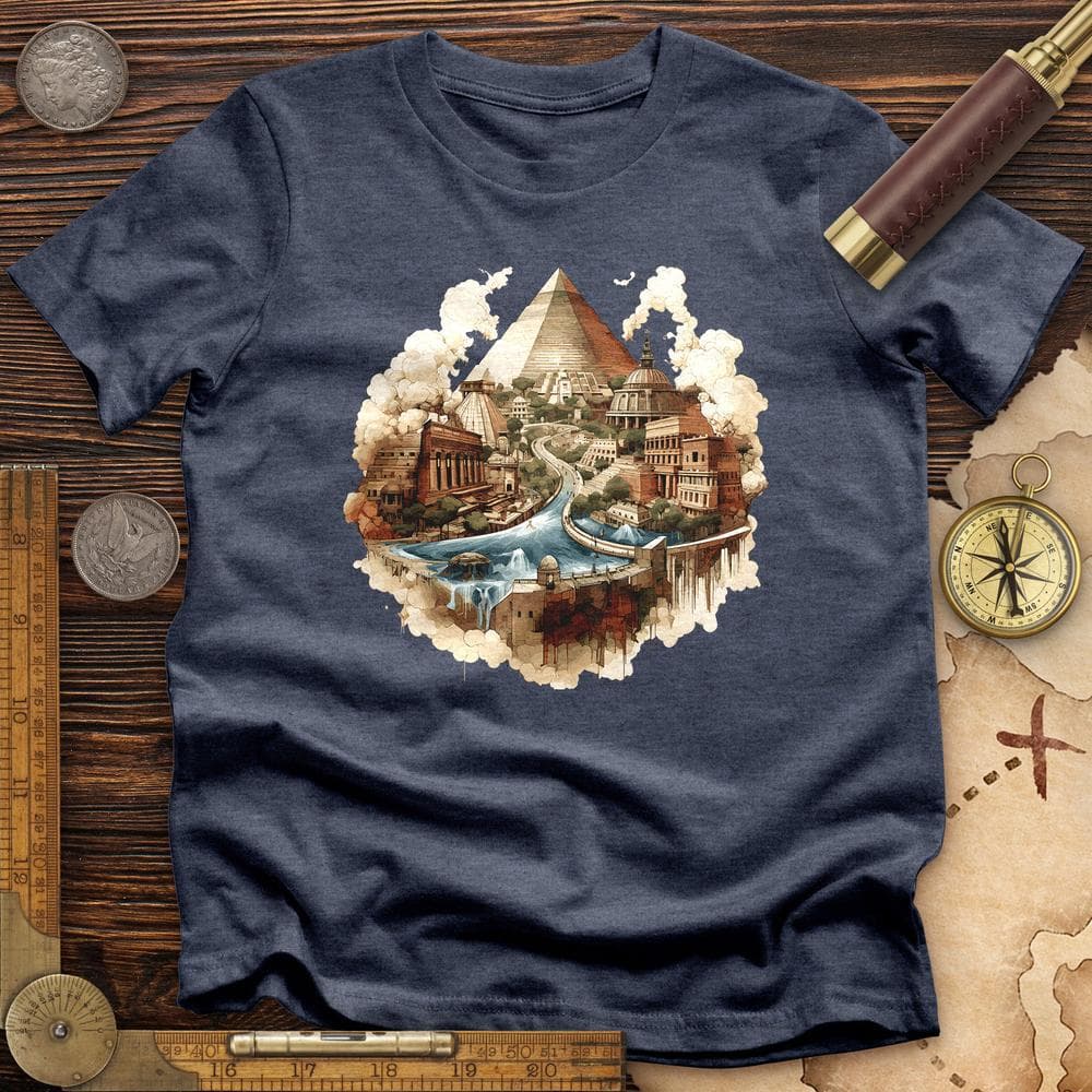 Pyramids Egypt City With River Premium QualityTee T-Shirts, Hoodie, Sweatshirt | CiraTrend.com (Image 2)