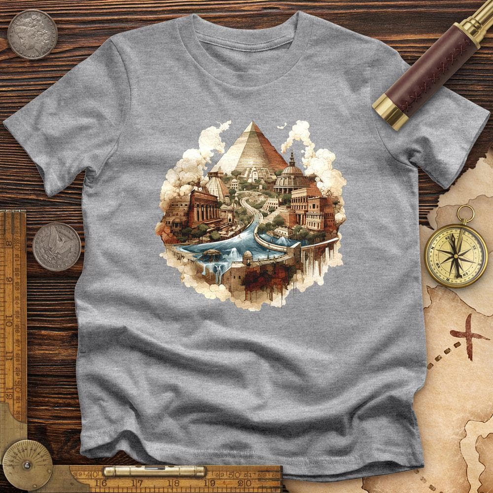 Pyramids Egypt City With River Premium QualityTee T-Shirts, Hoodie, Sweatshirt | CiraTrend.com (Image 3)