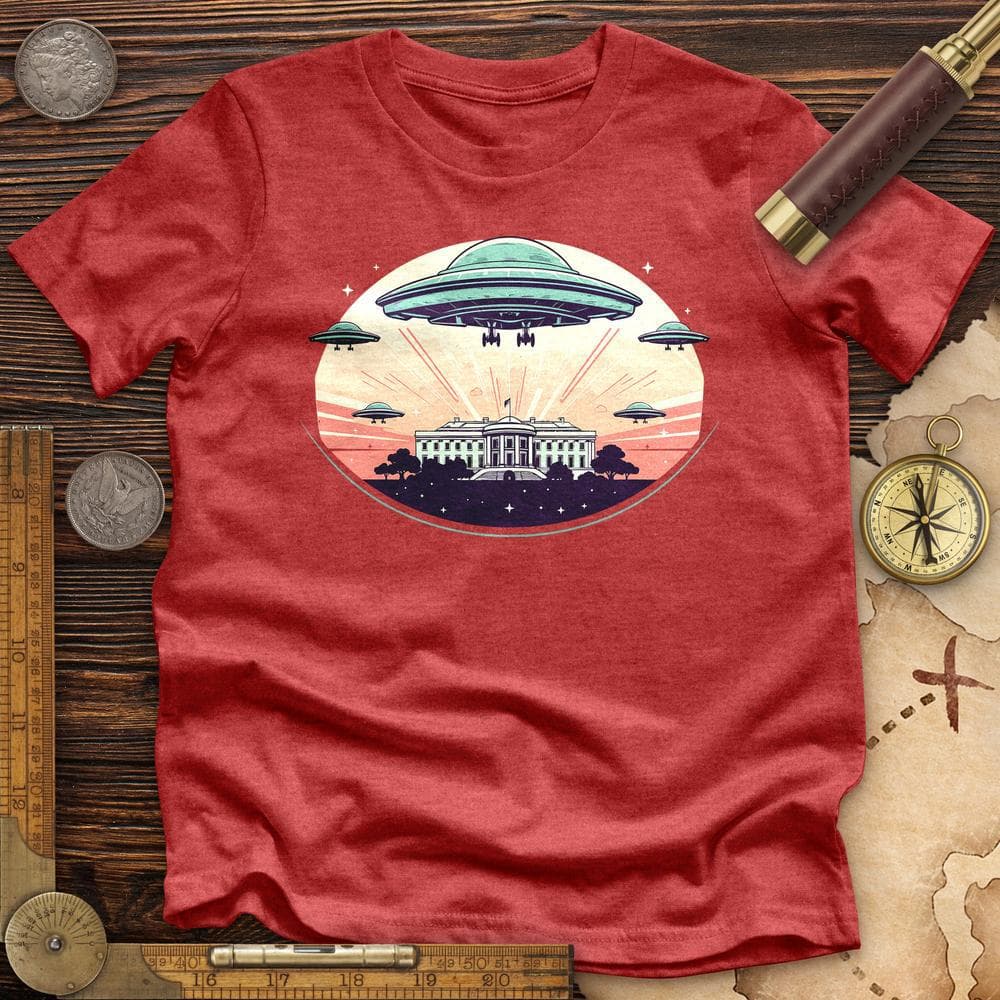 UFO Over White House Premium Quality Tee Hoodie, Sweatshirt | CiraTrend.com (Image 5)