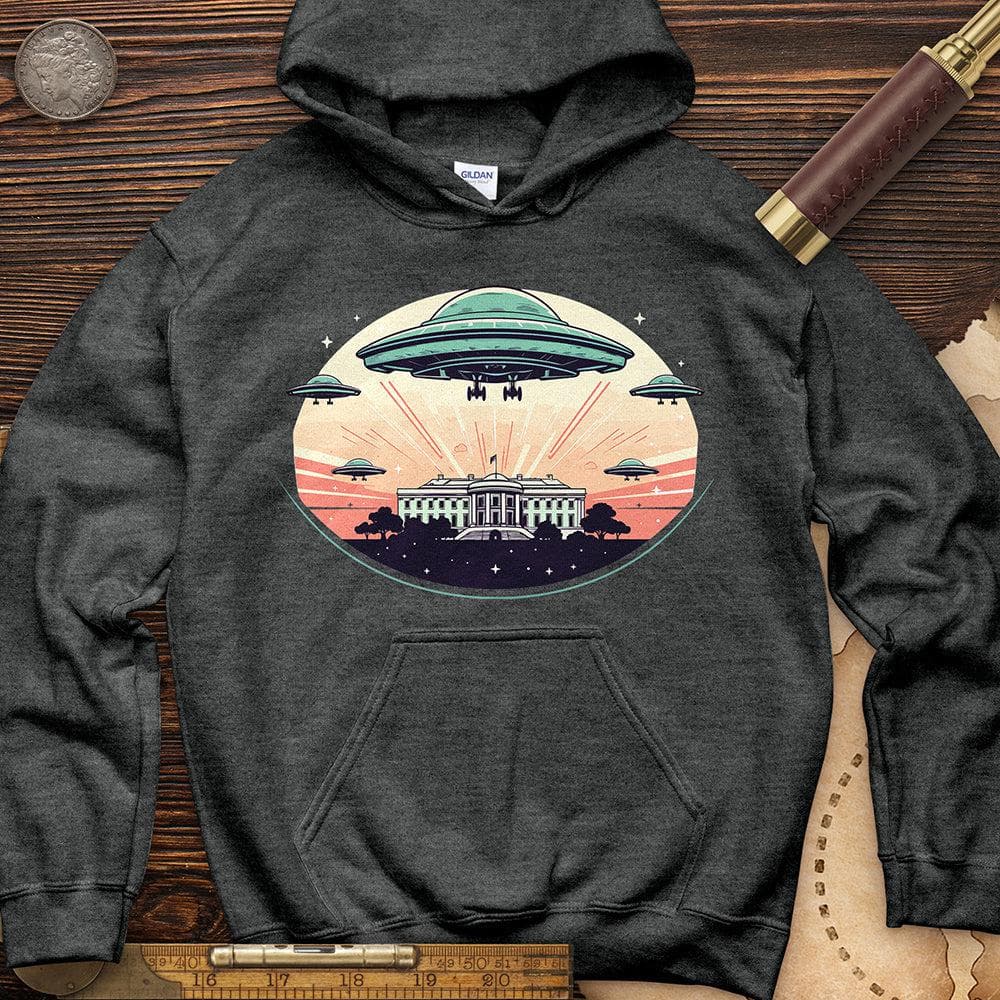 UFO Over White House Hoodie T-Shirts, Sweatshirt | CiraTrend.com (Image 4)