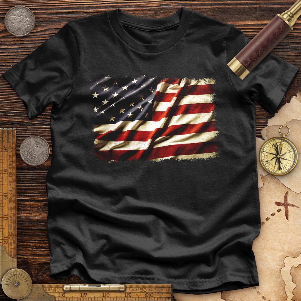 USA Flag Premium Quality Tee Hoodie, Sweatshirt | CiraTrend.com (Image 1)