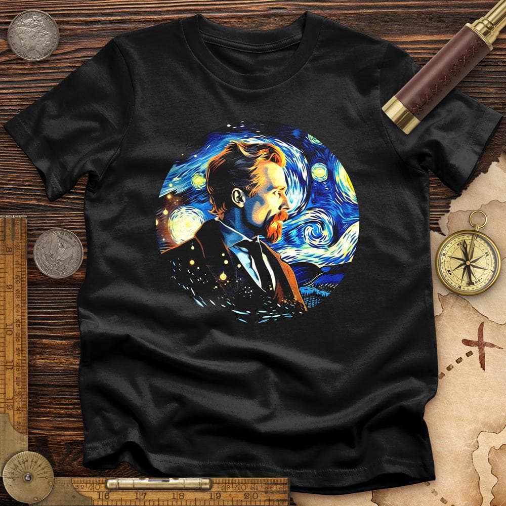 Van Gogh In Starry Night Premium Quality Tee Hoodie, Sweatshirt | CiraTrend.com (Image 3)