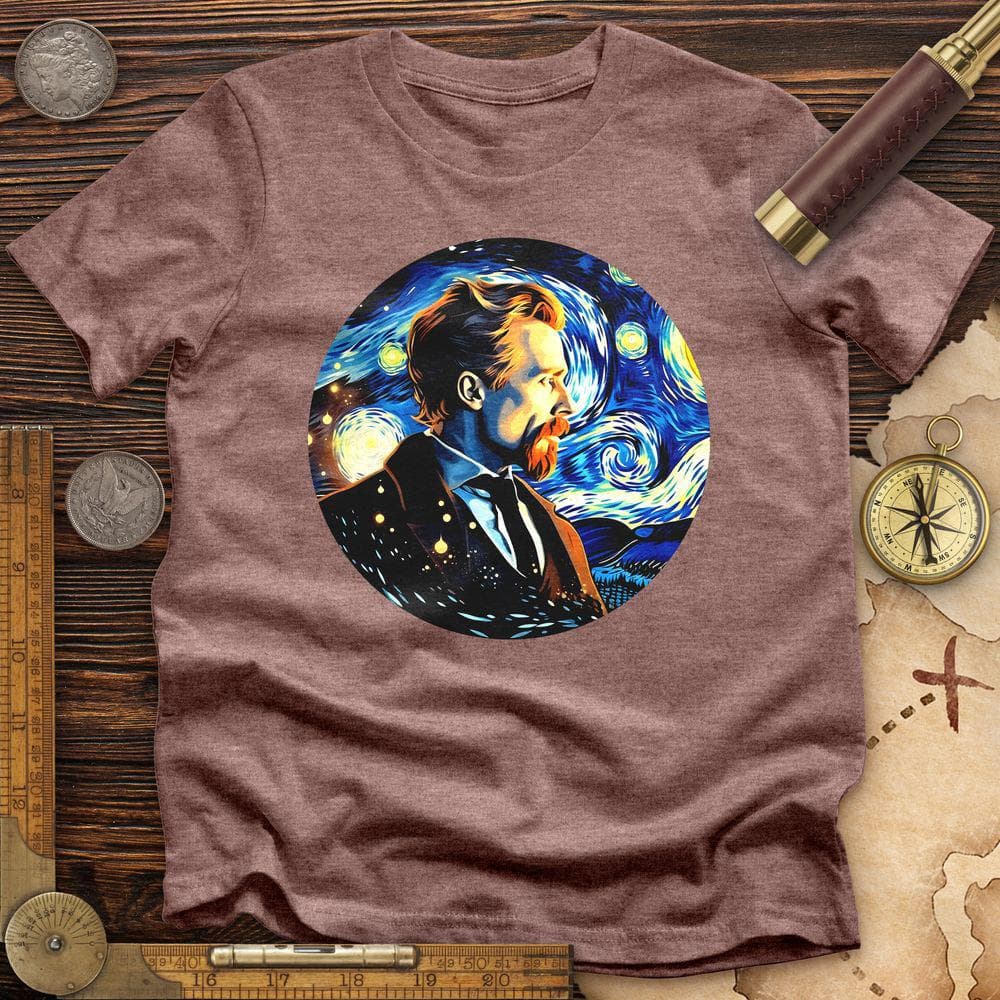 Van Gogh In Starry Night Premium Quality Tee Hoodie, Sweatshirt | CiraTrend.com (Image 1)