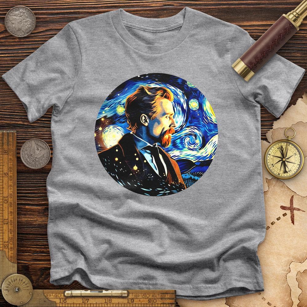 Van Gogh In Starry Night Premium Quality Tee Hoodie, Sweatshirt | CiraTrend.com (Image 2)