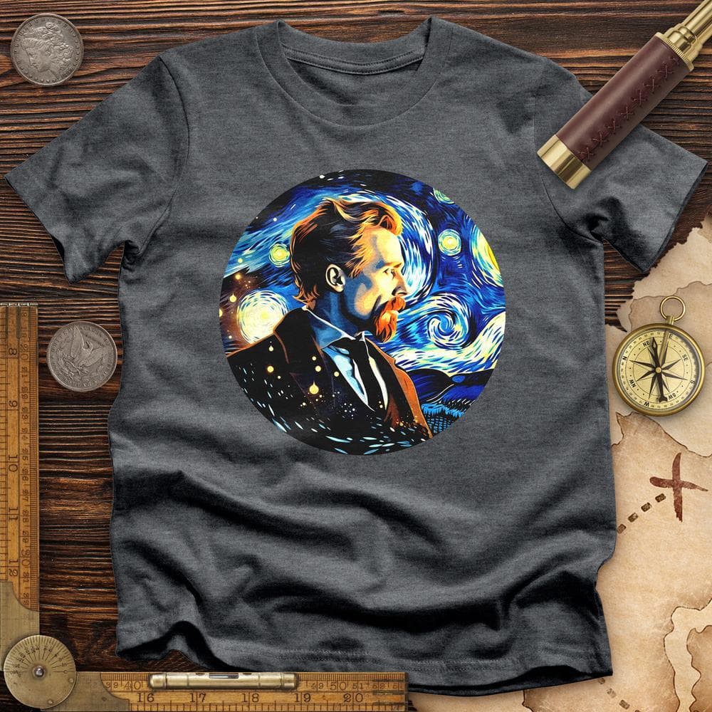 Van Gogh In Starry Night Premium Quality Tee Hoodie, Sweatshirt | CiraTrend.com (Image 4)