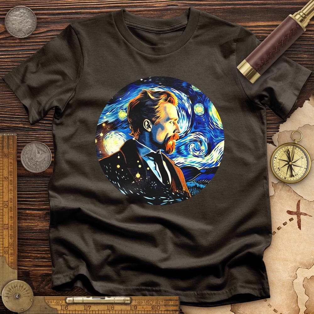 Van Gogh In Starry Night T-Shirt Hoodie, Sweatshirt | CiraTrend.com (Image 3)