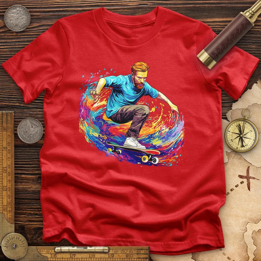 Van Gogh Skateboarding T-Shirt Hoodie, Sweatshirt | CiraTrend.com (Image 5)