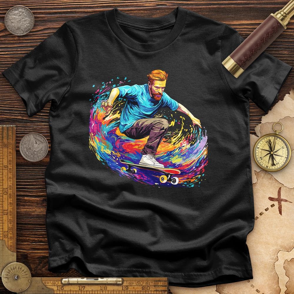Van Gogh Skateboarding T-Shirt Hoodie, Sweatshirt | CiraTrend.com (Image 1)