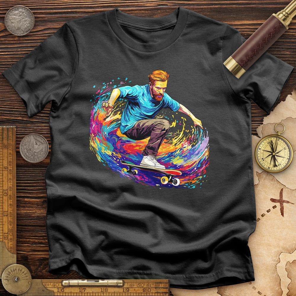 Van Gogh Skateboarding T-Shirt Hoodie, Sweatshirt | CiraTrend.com (Image 3)