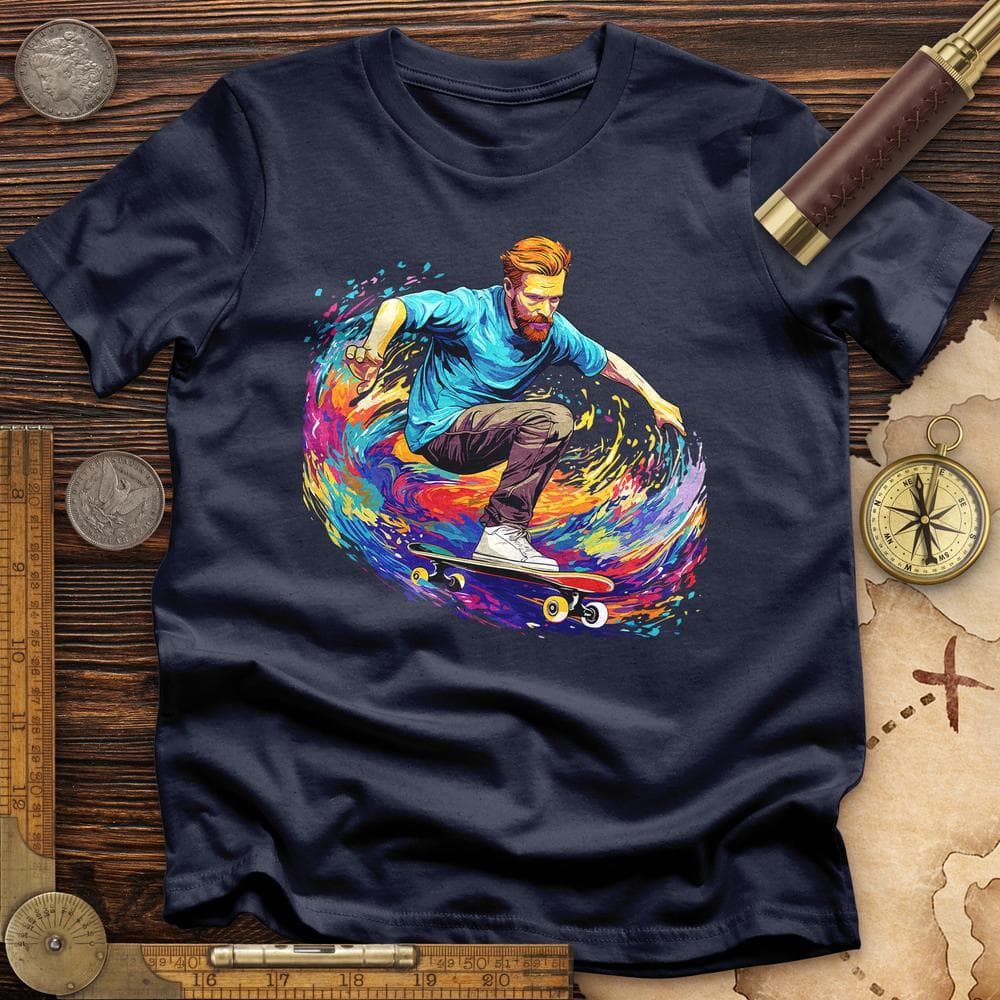 Van Gogh Skateboarding T-Shirt Hoodie, Sweatshirt | CiraTrend.com (Image 2)