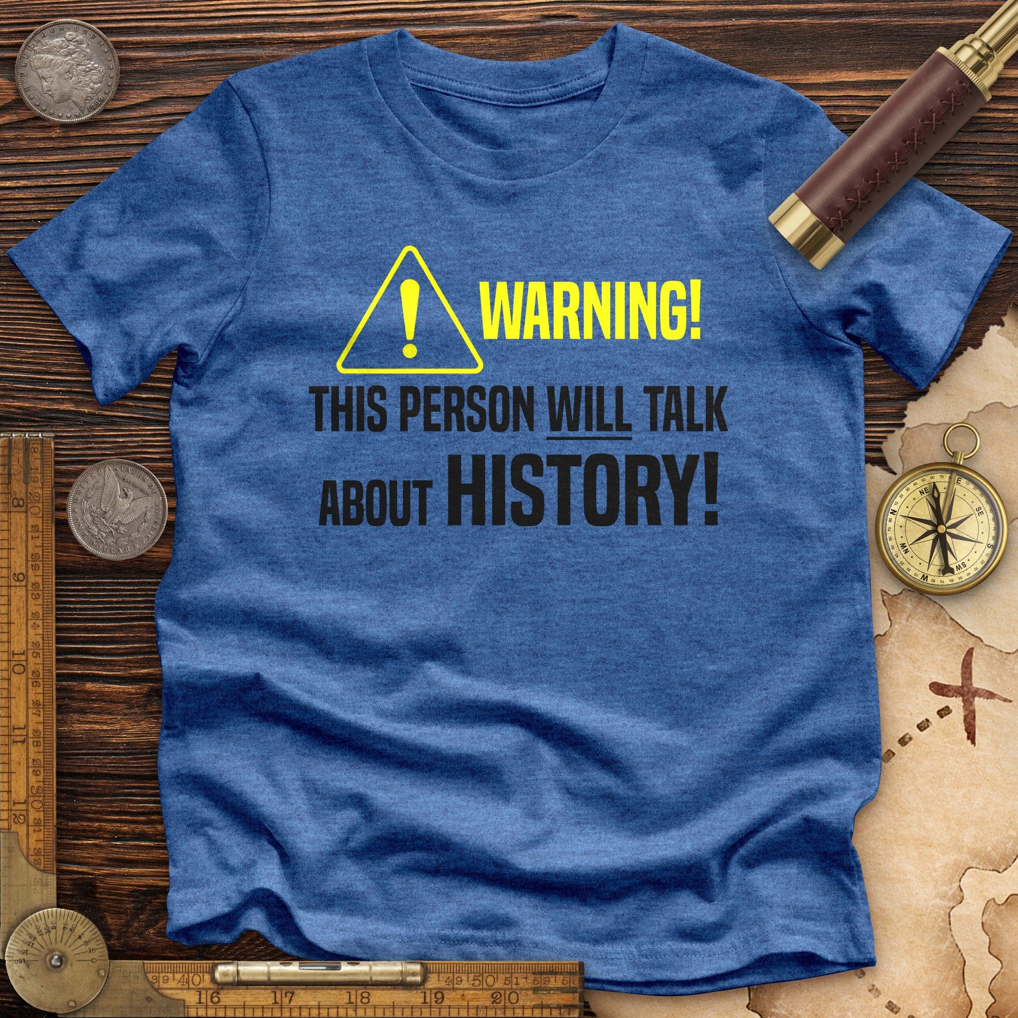 Warning Will Talk History Premium Quality Tee Hoodie, Sweatshirt | CiraTrend.com (Image 2)