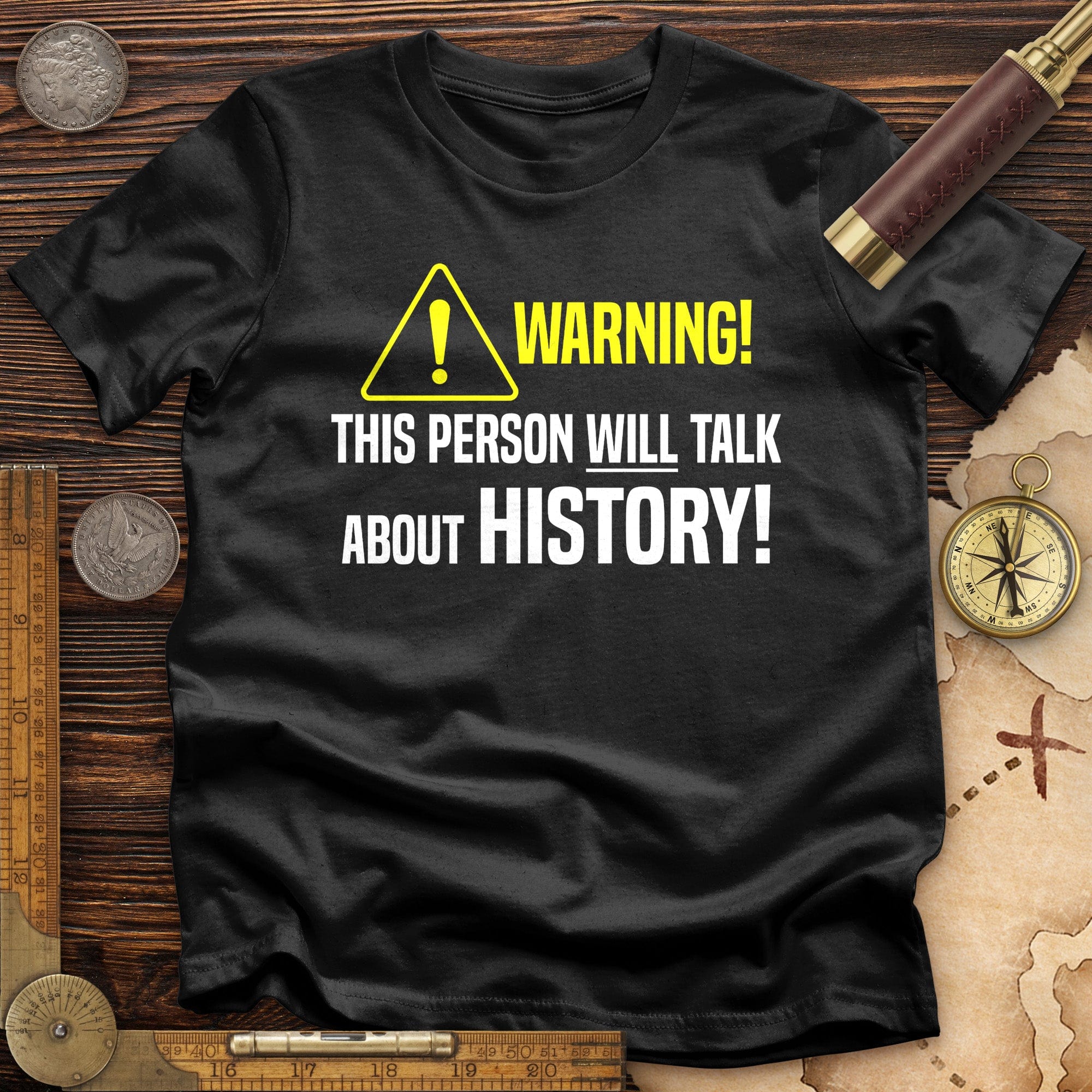 Warning Will Talk History T-Shirt Hoodie, Sweatshirt | CiraTrend.com (Image 3)
