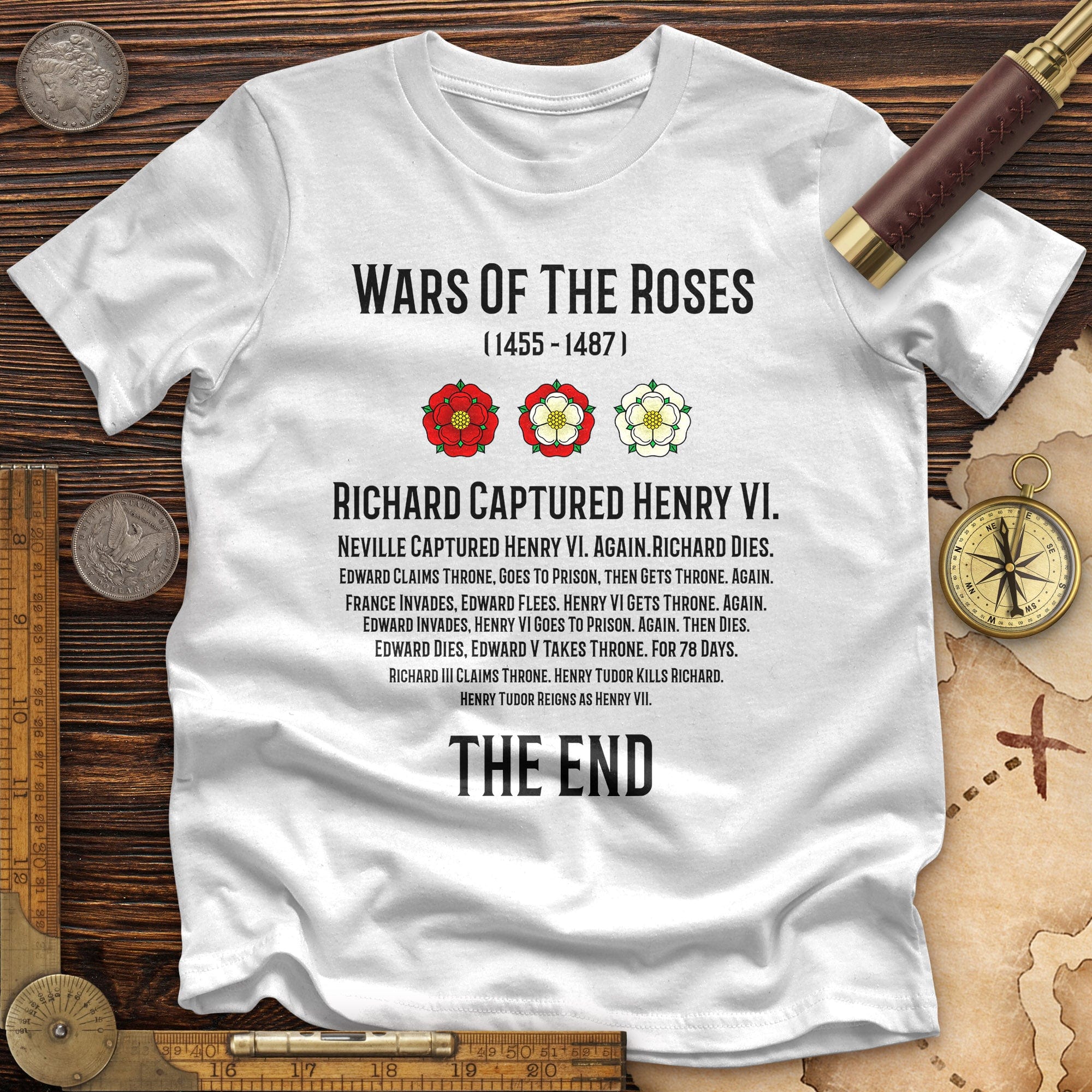 Wars Of The Roses Premium Quality Tee Hoodie, Sweatshirt | CiraTrend.com (Image 1)
