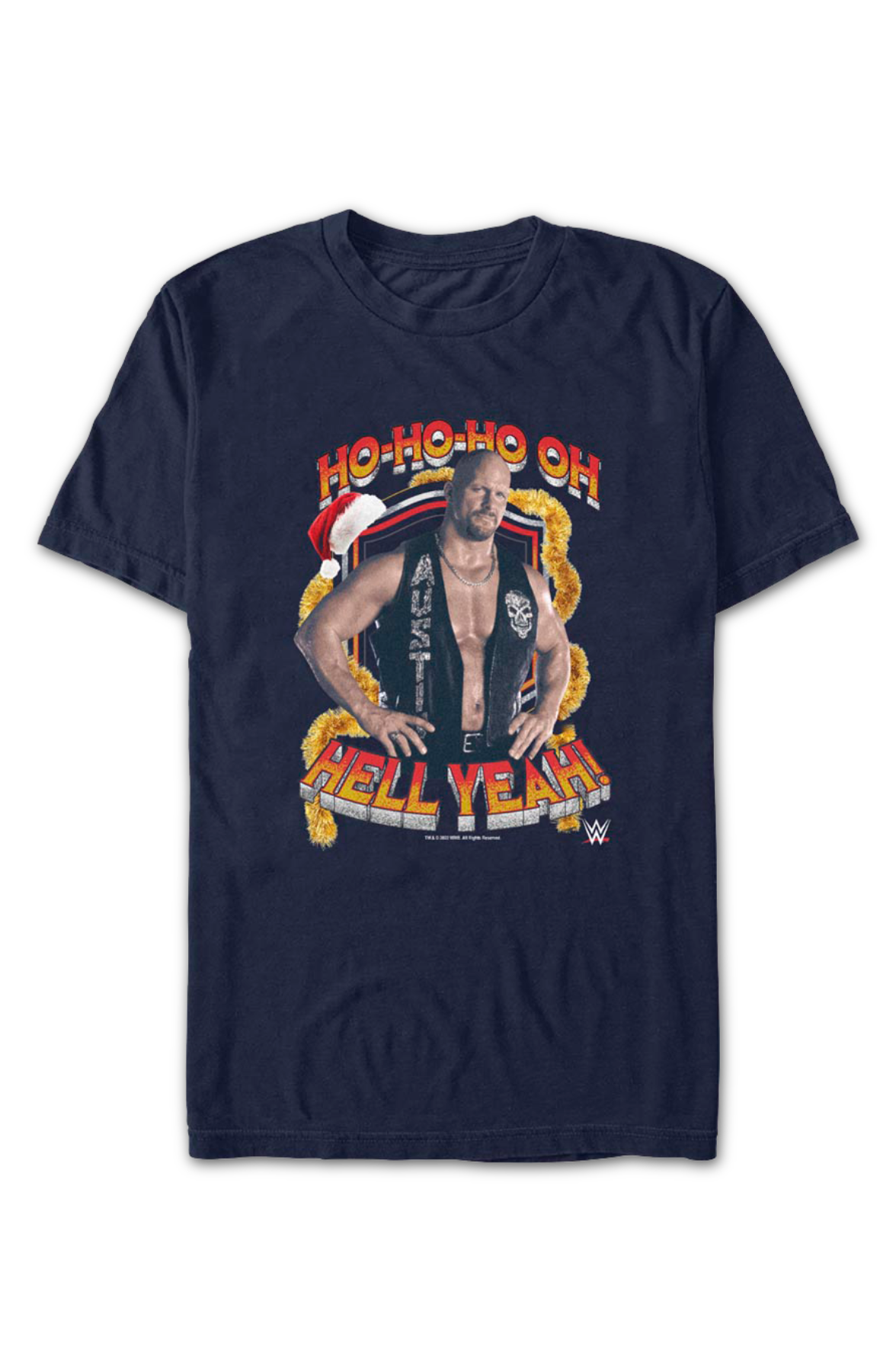Ho-Ho-Ho Oh Hell Yeah "Stone Cold" Steve Austin T-Shirt Hoodie, Sweatshirt | CiraTrend.com (Image 2)