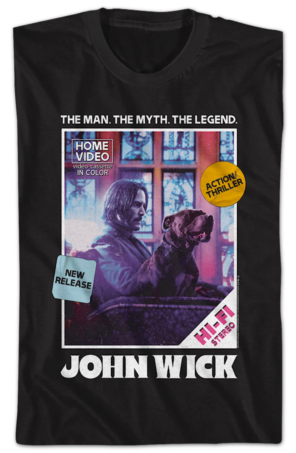 Home Video Cover John Wick T-Shirt Hoodie, Sweatshirt | CiraTrend.com (Image 2)