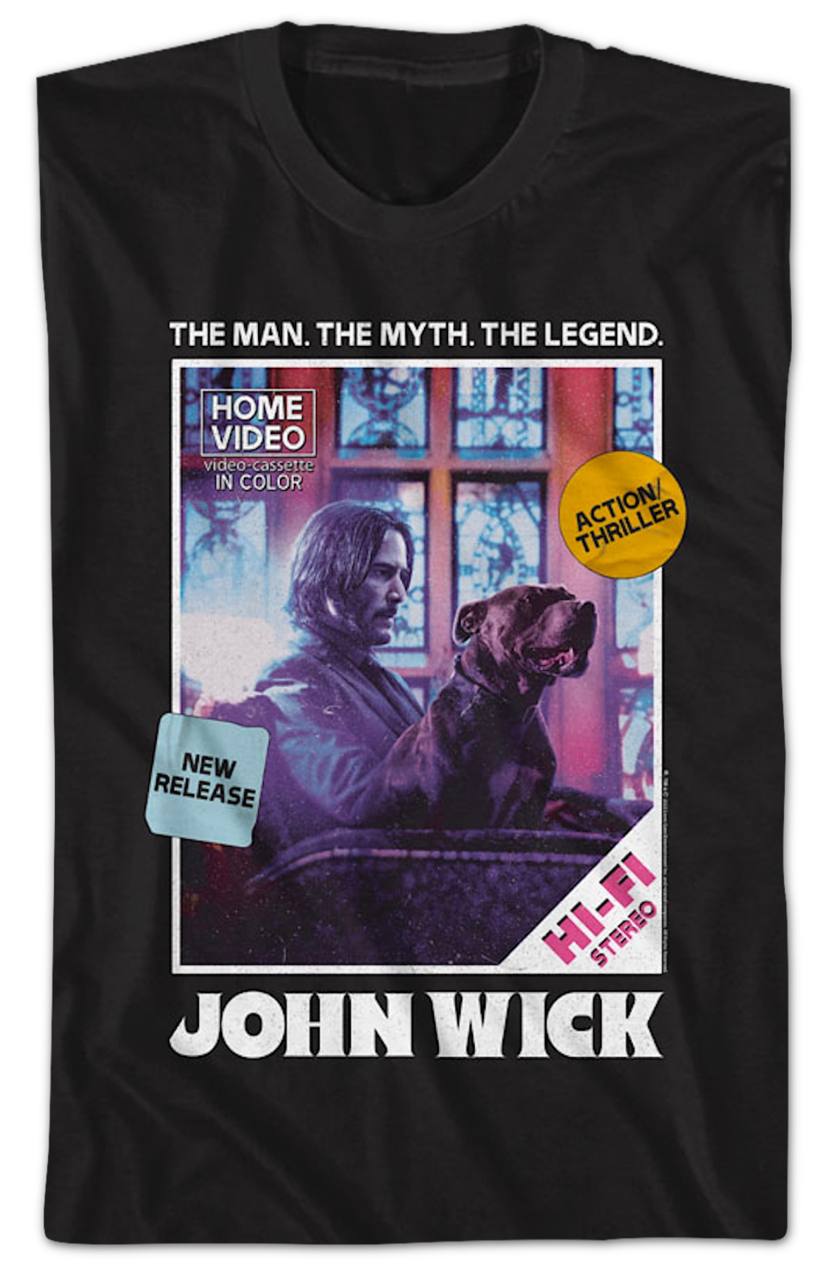 Home Video Cover John Wick T-Shirt Hoodie, Sweatshirt | CiraTrend.com (Image 2)