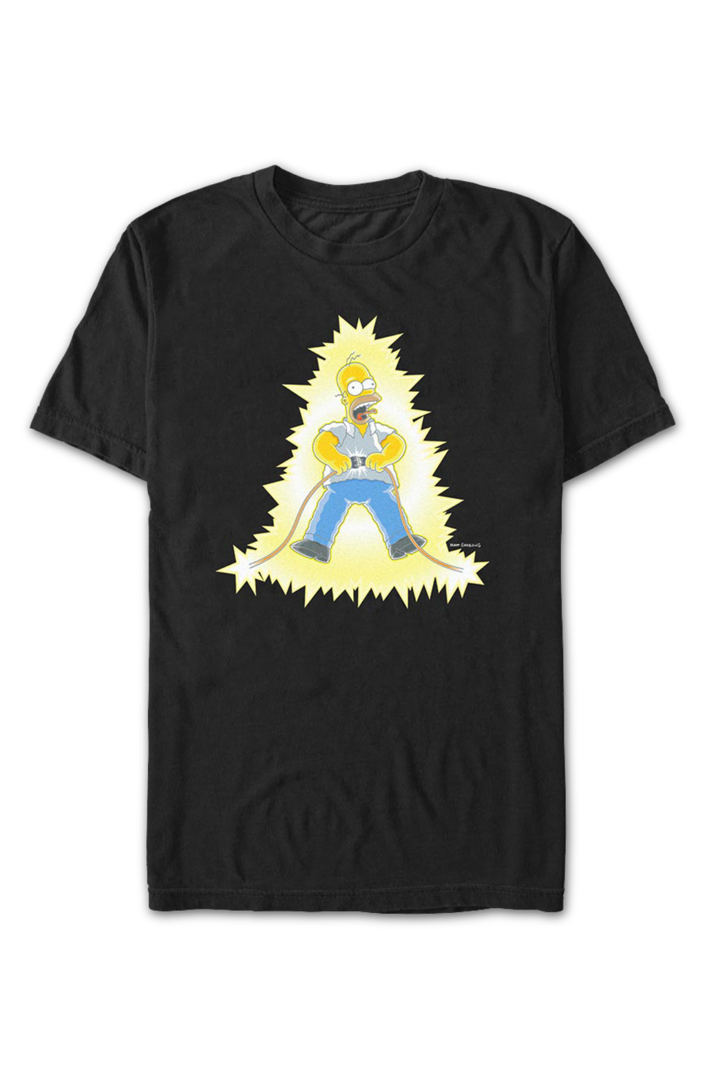 Homer Simpson Electrocution Simpsons T-Shirt Hoodie, Sweatshirt | CiraTrend.com (Image 2)