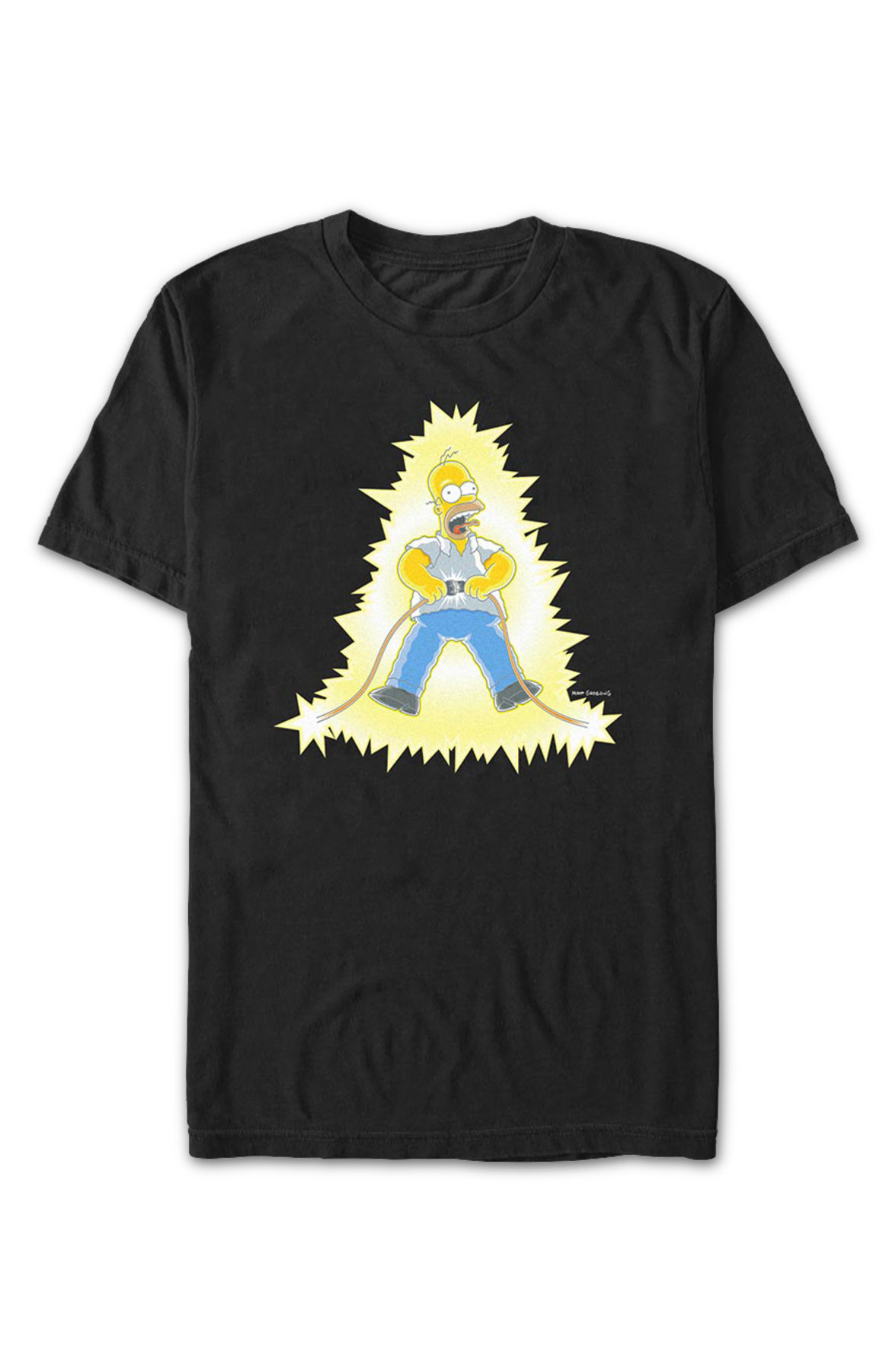 Homer Simpson Electrocution Simpsons T-Shirt Hoodie, Sweatshirt | CiraTrend.com (Image 2)