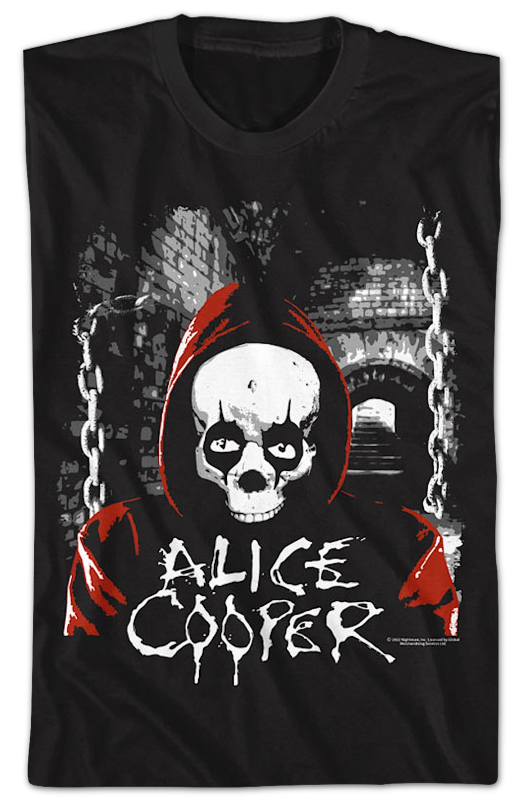 Hooded Skull Alice Cooper T-Shirt Hoodie, Sweatshirt | CiraTrend.com (Image 2)