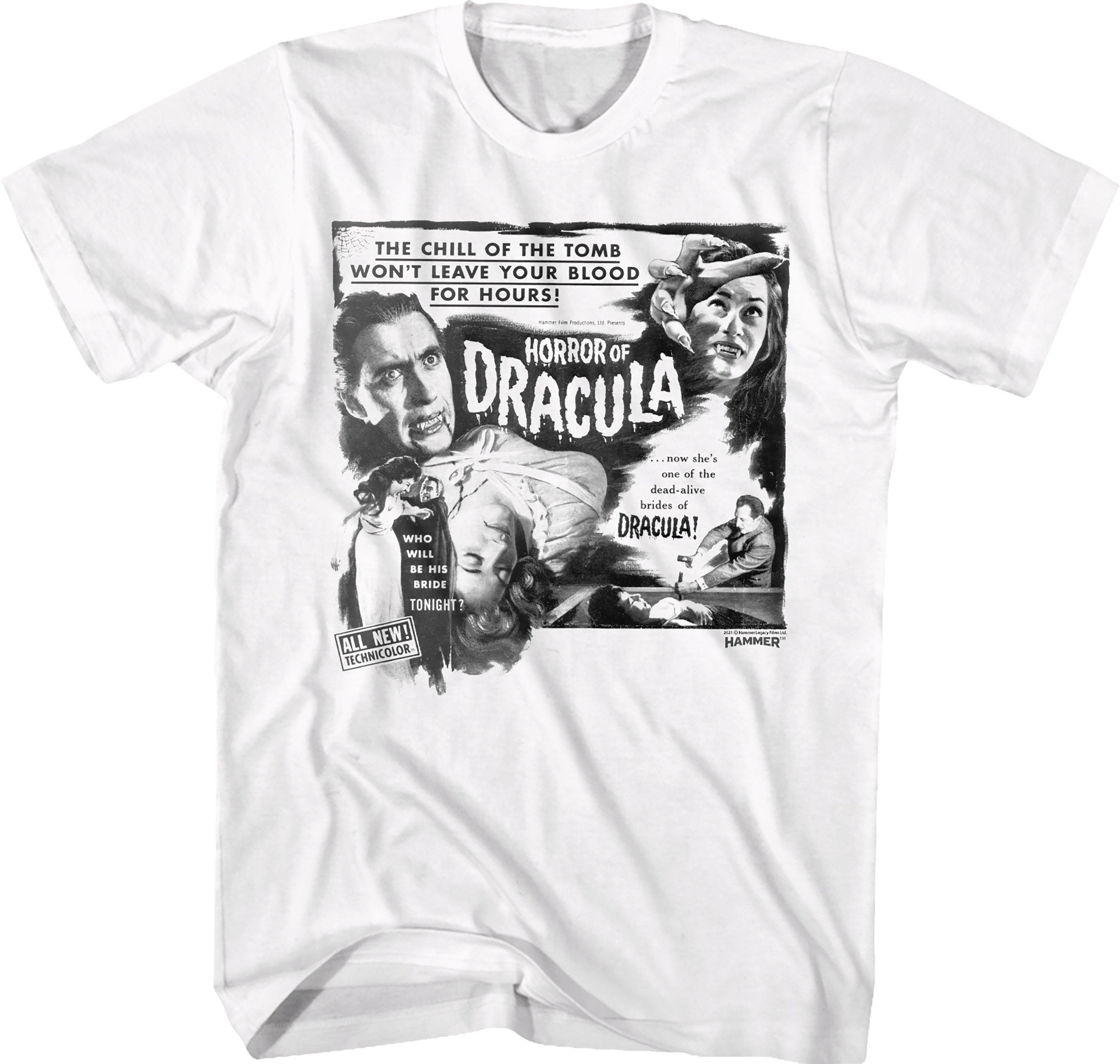 Horror Of Dracula Hammer Films T-Shirt Hoodie, Sweatshirt | CiraTrend.com (Image 1)