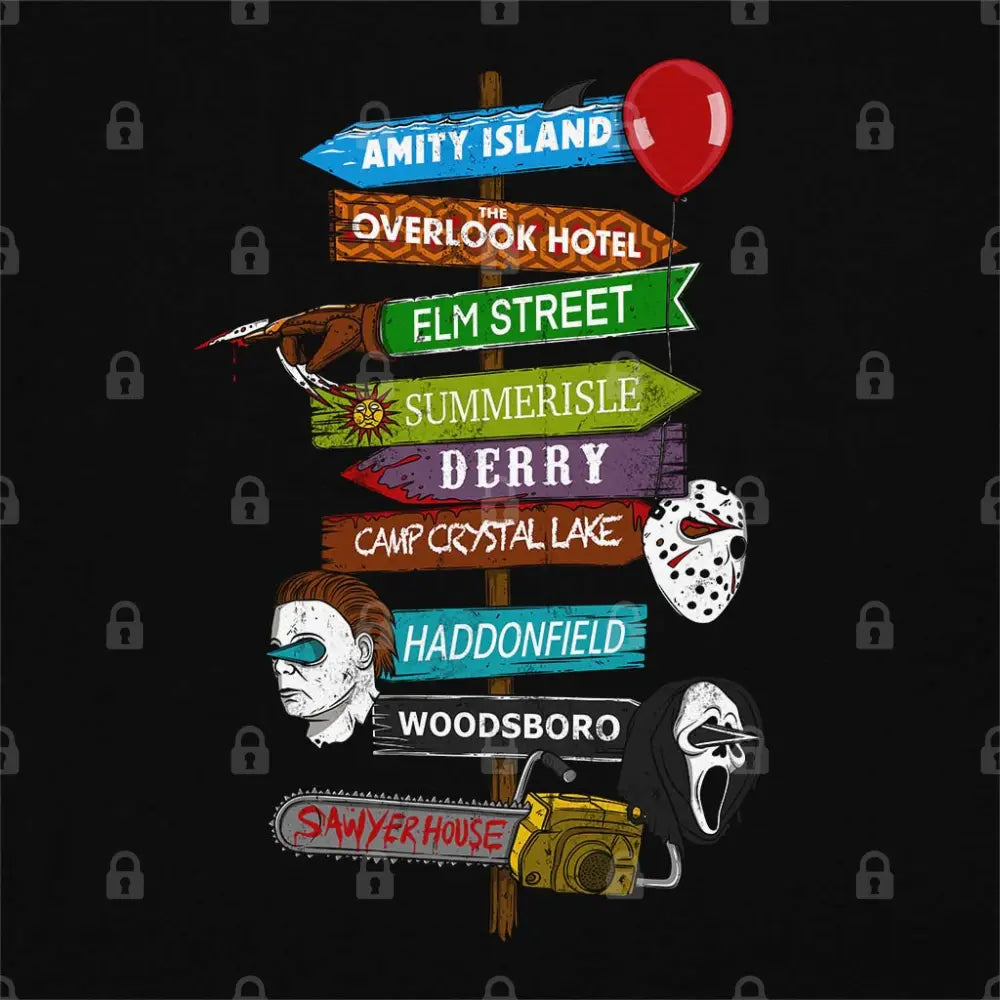 Horror Town T-Shirt Hoodie, Sweatshirt | CiraTrend.com (Image 1)