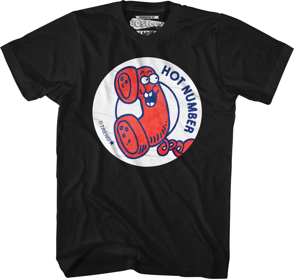 Hot Number Scratch N Sniff T-Shirt Hoodie, Sweatshirt | CiraTrend.com (Image 1)