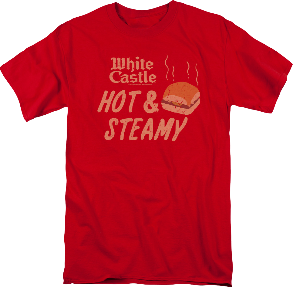 Hot & Steamy White Castle T-Shirt Hoodie, Sweatshirt | CiraTrend.com (Image 1)