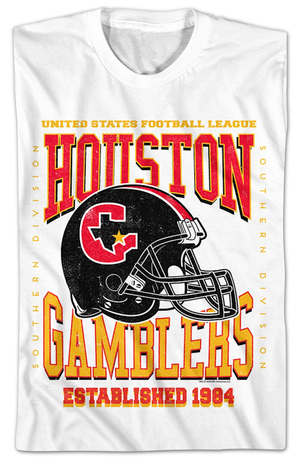 Houston Gamblers Established 1984 USFL T-Shirt Hoodie, Sweatshirt | CiraTrend.com (Image 2)
