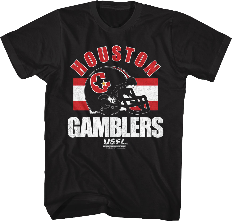 Houston Gamblers Helmet USFL T-Shirt Hoodie, Sweatshirt | CiraTrend.com (Image 1)