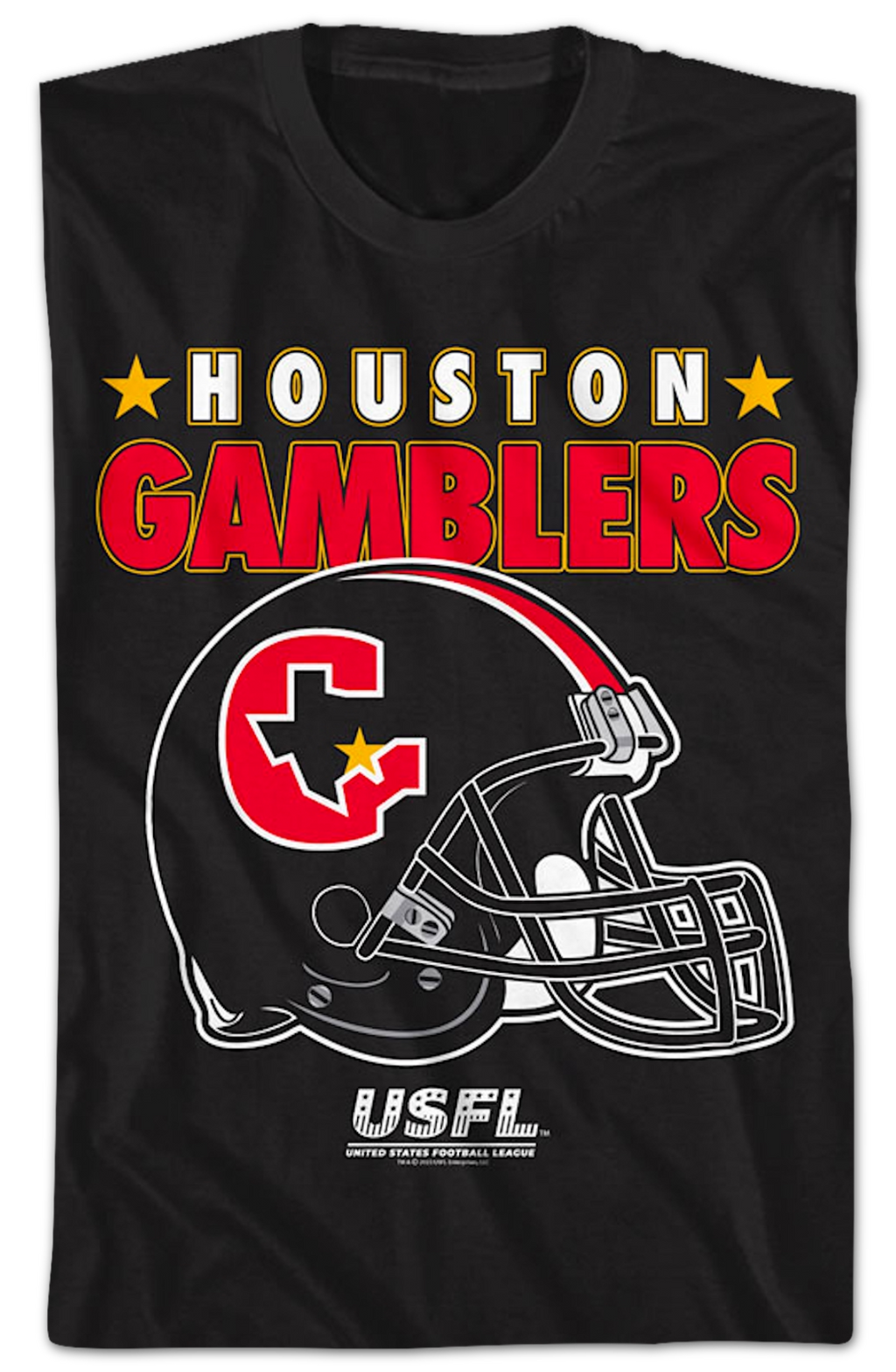 Houston Gamblers Logo & Helmet USFL T-Shirt Hoodie, Sweatshirt | CiraTrend.com (Image 2)
