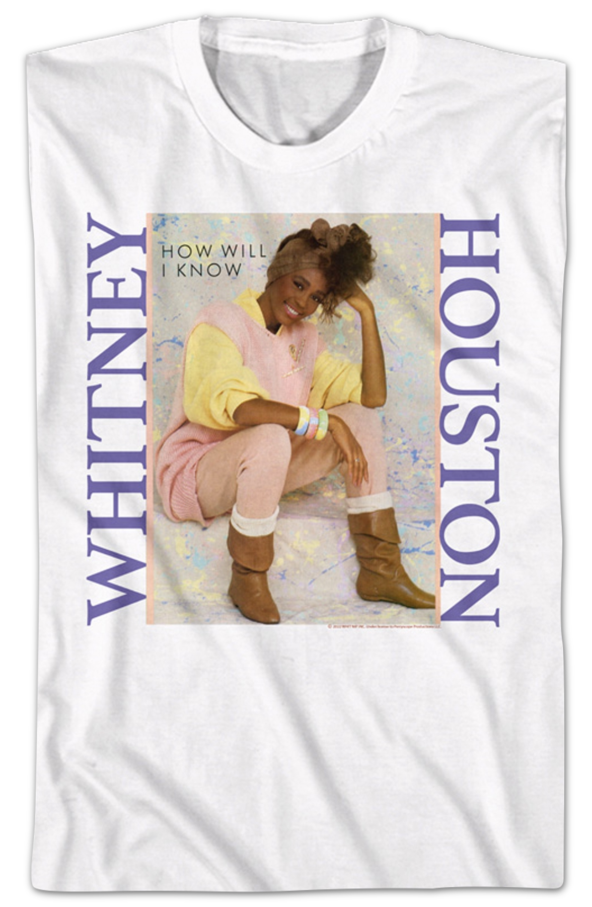 How Will I Know Single Cover Whitney Houston T-Shirt Hoodie, Sweatshirt | CiraTrend.com (Image 2)