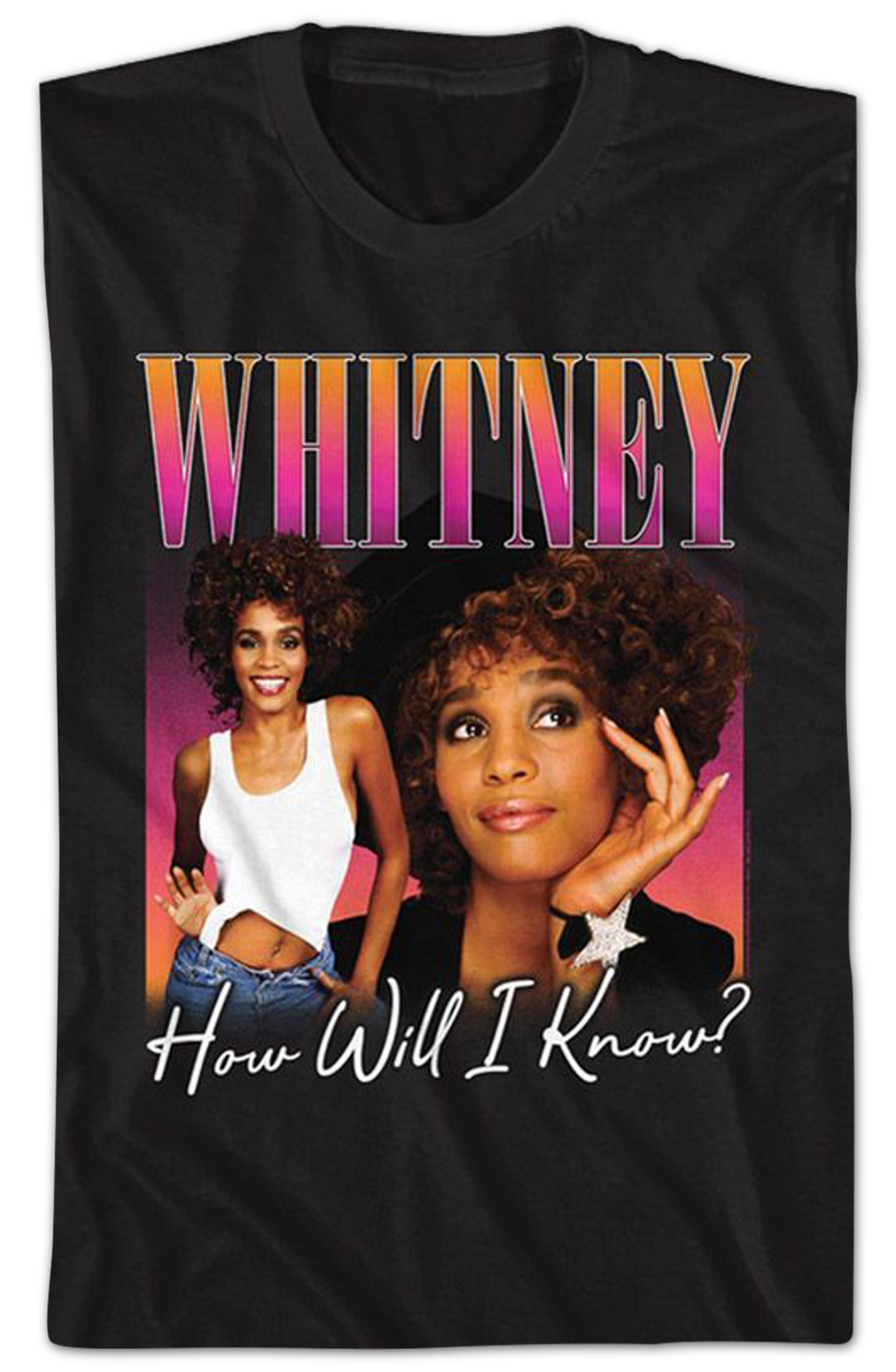 How Will I Know Whitney Houston T-Shirt Hoodie, Sweatshirt | CiraTrend.com (Image 2)